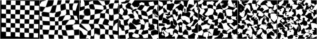 PiecewiseAffine varying grid